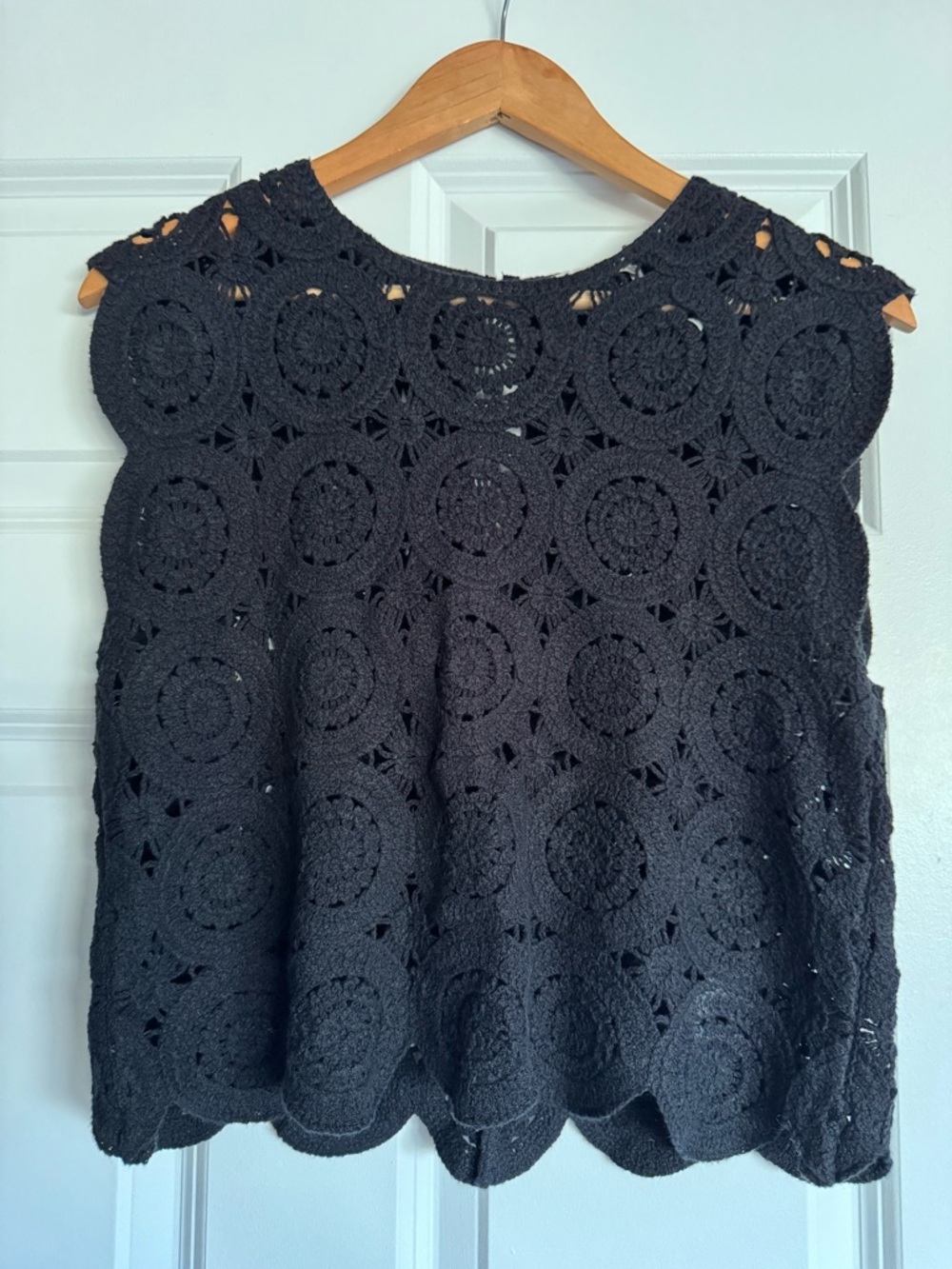 Abercrombie & Fitch Women’s Black Crochet Top